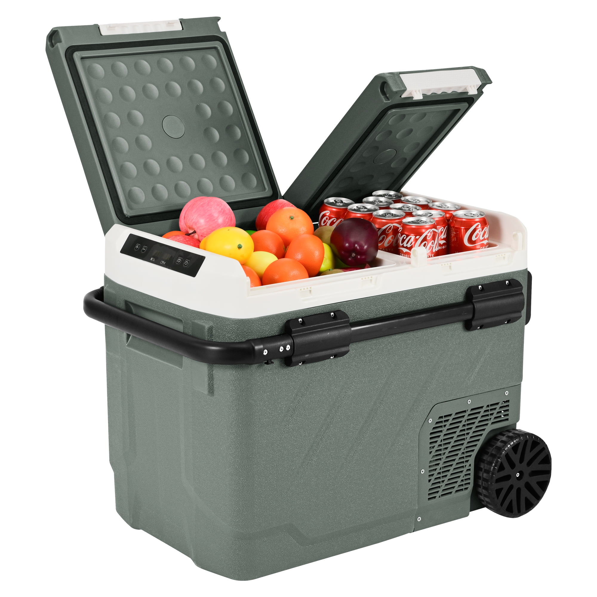 Alpicool Car Refrigerator 52 Quarts, 12v Refeigerator Portable Fridge Freezer, -4°F to 68°F Electric Cooler RV Compressor Fridge for Outdoor, Camping, Travel and Home Use