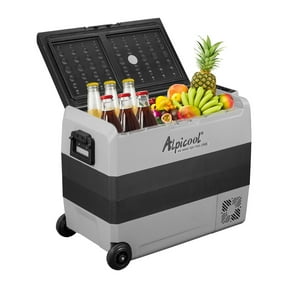 Alpicool Dual Temperature Control 12 V Corded Electric Top-Freezer Refrigerators, 63 Quart