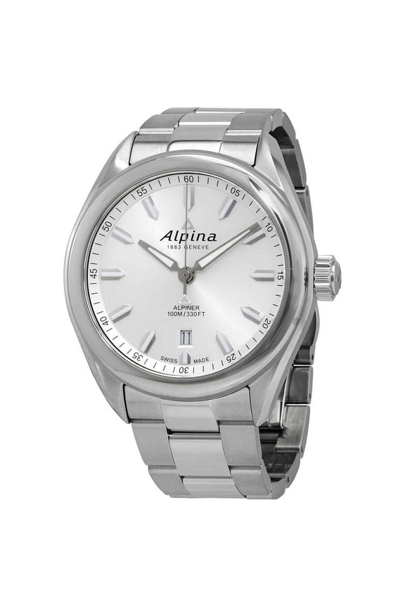 Alpiner Silver Dial Quartz Men's Watch AL-240SS4E6B