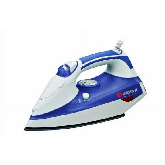 Alpina SF-1317 Non-stick Steam Iron Powerful 2200 Watts Self Cleaning (For 220/240 Volt Countries)