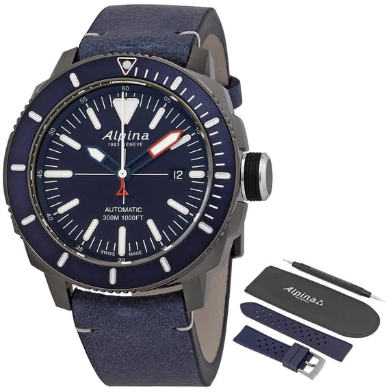 Alpina Seastrong Diver Automatic Navy Blue Dial Men's Watch AL-525LNN4TV6
