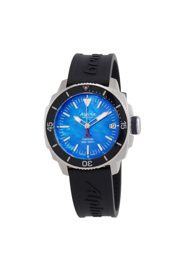 Seastrong Diver Comtesse Quartz Blue Dial Women's Watch AL-240MPN2VC6B