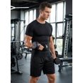 thumbnail image 1 of Alpinario Men's Athletic Gym Shorts with Pockets, Quick Dry Running Basketball Workout Shorts, Breathable Sports Activewear Training Trunks, Elastic Waistband Drawstring Performance Running Shorts, 1 of 6