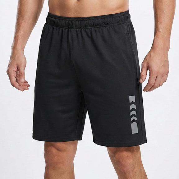 Alpinario Men's Athletic Gym Shorts with Pockets, Quick Dry Running Basketball Workout Shorts, Elastic Waist Trunks