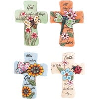 1PC Alpine Inspirational Cross Stone