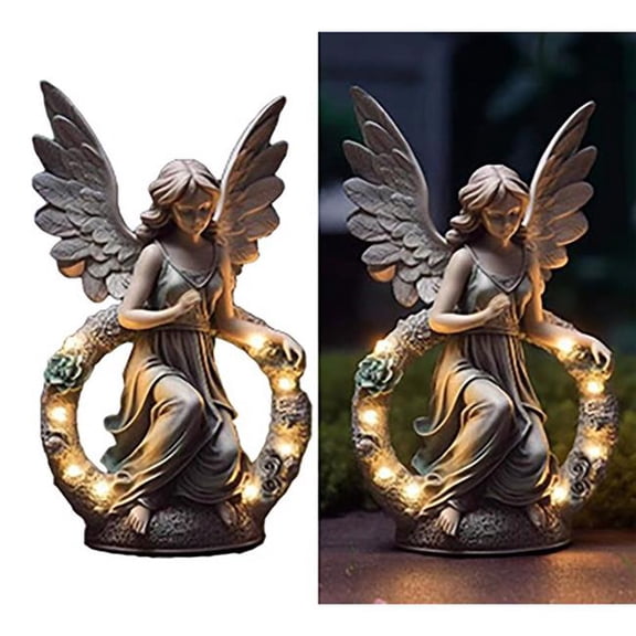 Alpine 8108646 14 in. Polyresin Statuary, Multi Color