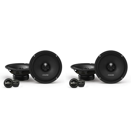 Alpine (2) DM-65C-G 6.5" Component 2-Way Speaker Set