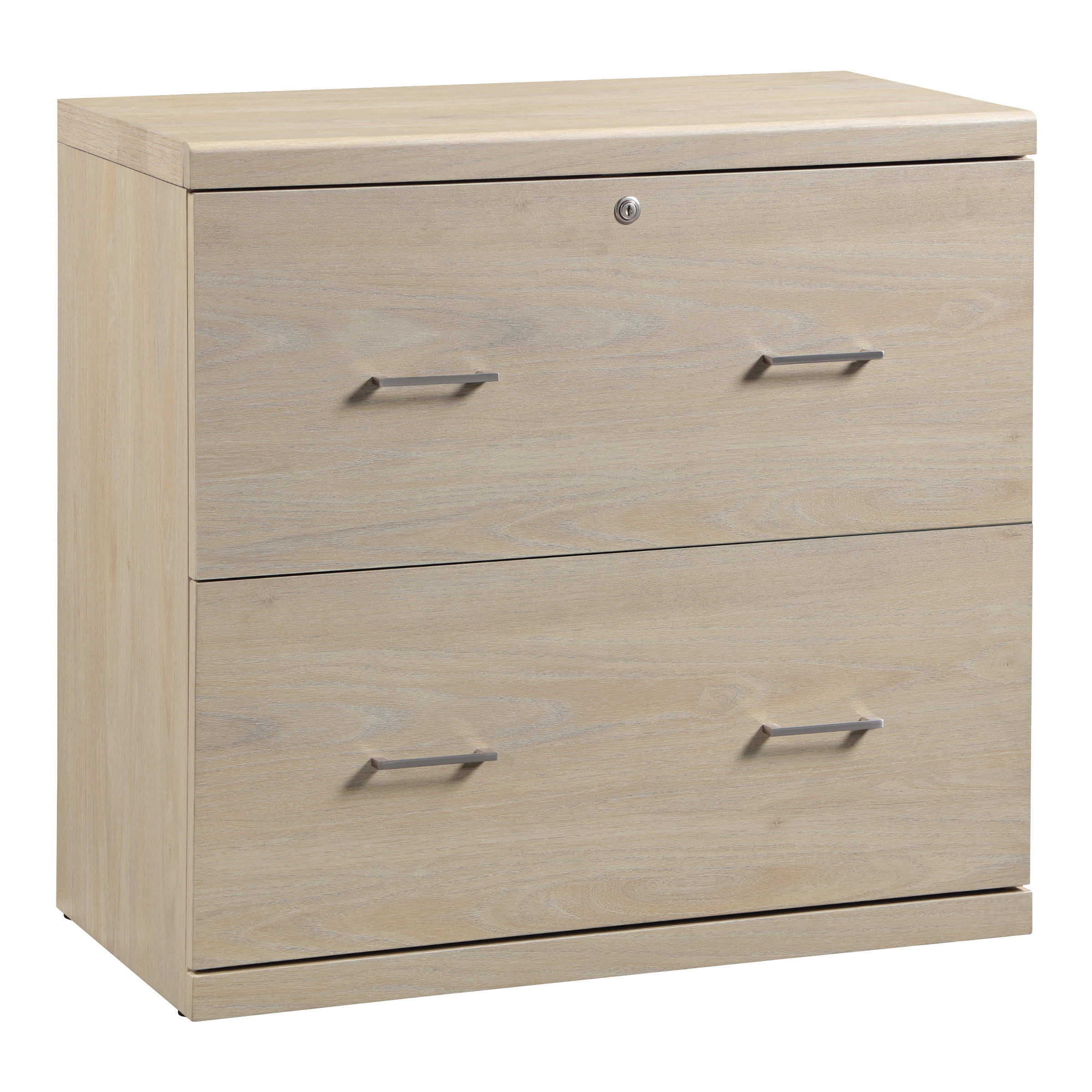 Alpine 2-Drawer Lateral File in Engineered Wood Norwegian Alder Finish ...