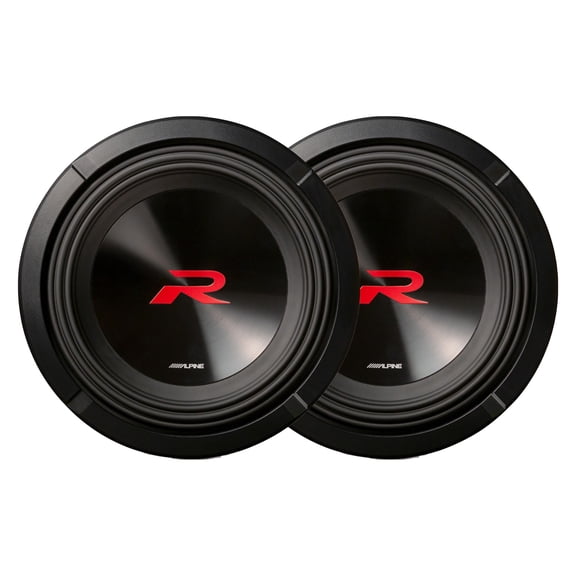 Alpine 2-R2-W12D2 Next-Generation 12" R-Series Subwoofers with Dual 2-Ohm Voice Coils