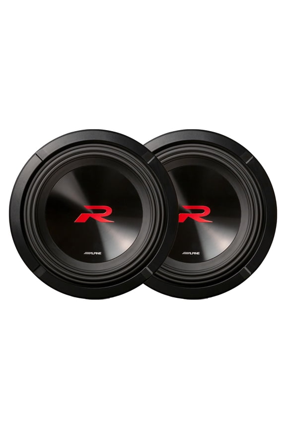 2 R2-W12D4 Next-Generation 12" R-Series Subwoofers with Dual 4-Ohm Voice Coils