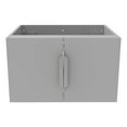 thumbnail image 1 of Alpine 24" Wood Floating Vanity Base with Drawers in Gray, 1 of 5