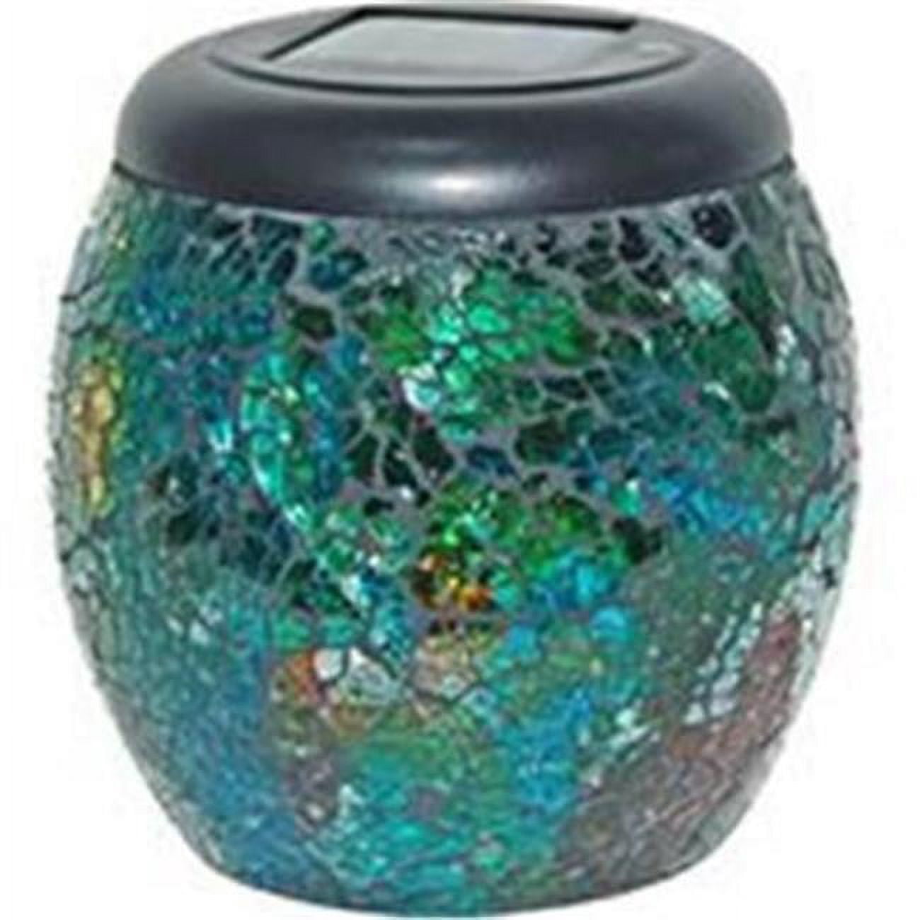 Alpine SLC106A-12 Solar Mosaic LED Jar Lanterns 2 Pack of 12 - Walmart.com