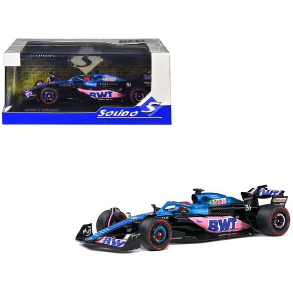 Alpine A523 #31 Esteban Ocon "BWT" 3rd Place "Formula One F1" Monaco GP (2023) 1/43 Diecast Model Car by Solido