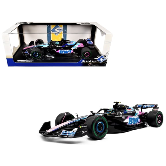 Alpine A524 #31 Esteban Ocon "BWT" 2nd Place F1 "Sao Paulo GP" (2024) "Competition" Series 1/18 Diecast Model Car by Solido