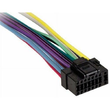 ALPINE CDE-7870/CDE-7872 16-Pin Wiring Harness - Car Audio Installation Plug