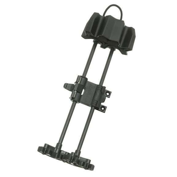 Alpine Archery 1601146 Power Loc Black Ultra Light and Compact 4 Arrow Quiver