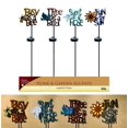 thumbnail image 1 of Alpine Assorted Glass/Metal 34 in. H Quote Solar Garden Stake, 1 of 1