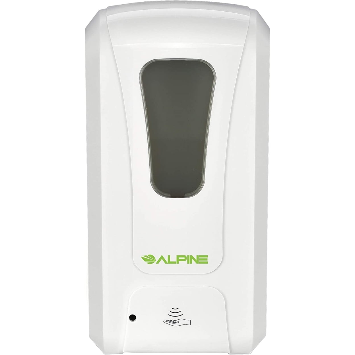 White Plastic Automatic Foaming Hand Sanitizer Dispenser