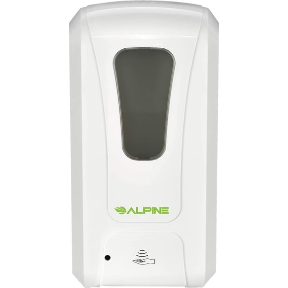 Alpine Wall-Mount Automatic Foam Dispenser, 11-1/8"H x 6"W x 4-1/2"D, White
