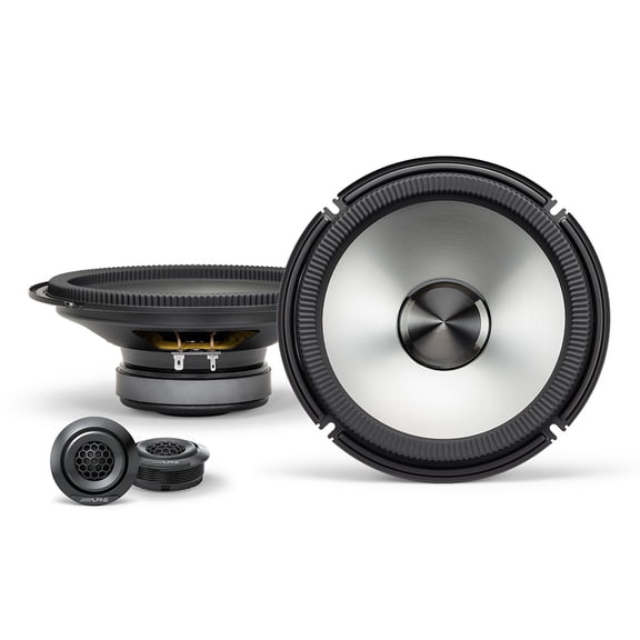 Alpine BRV-S80C 8" BassRev Component 2 Way Speaker Set
