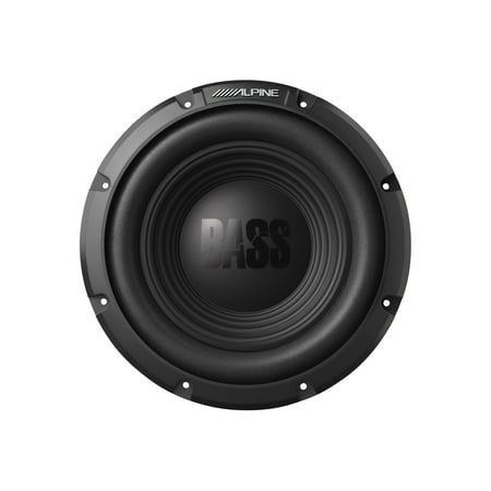 Alpine BassLine Series 10 Inch 750 Watt 4-Ohm Car Audio Subwoofer | W10S4