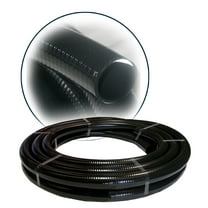 Alpine Black PVC Hose Tube, 0.75 Inch Diameter, 50 Ft Long