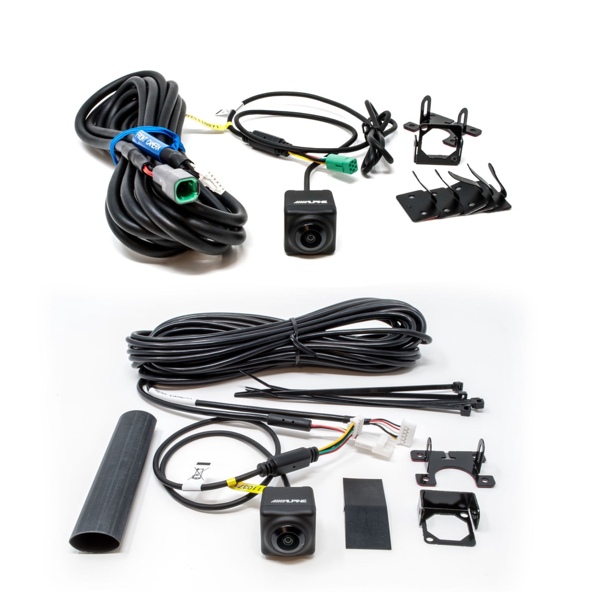 Alpine Camera Socket Alpine Camera Bundle Front and Rear HCE-C2600FD & HCE-C2100RD - Walmart.com