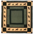 thumbnail image 1 of Alpine Cedar Trail Quilt, Hand cut and Appliqued cotton fabric motifs., 1 of 7