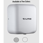 Alpine Commercial Hand Dryer, Automatic, High Speed, Electric, 220 Volts, White