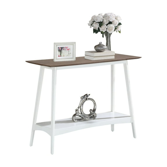 Convenience Concepts Mid-Century Modern Alpine Console Table, Multiple Finishes