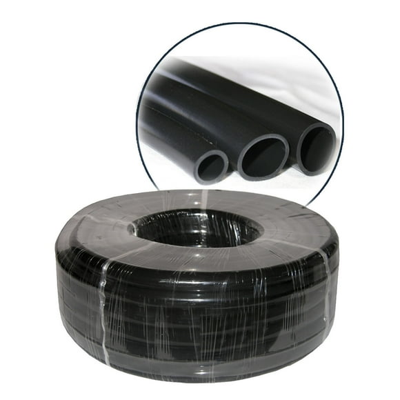 Alpine Corporation 1" I.D. x 1-1/4" O.D. x 100' Flexible Vinyl Aquarium Tubing, Black