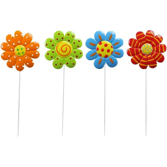 Alpine Corporation 100533184 Stake Color Flower 5 in 5", White