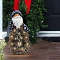 thumbnail image 1 of Alpine Corporation 21-Inch Holiday Santa Statue with LED Lights, 1 of 12