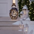 thumbnail image 1 of Alpine Corporation 21"H Indoor/Outdoor Snowman Statue Decoration with Carved Wood Look and LED Lights , Christmas Decoration, 1 of 13