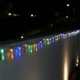 thumbnail image 1 of Alpine Corporation 228" 19' Long Solar Powered Multi-Color Dual Function Teardrop String Lights (Set of 2), 1 of 13