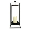 thumbnail image 1 of Alpine Corporation 25"H Rectangular Lantern with Glass Candle Compartment, 1 of 4