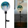 thumbnail image 1 of Alpine Corporation 33" Tall Outdoor Solar Globe Garden Stake with LED Lights, Multicolor, 1 of 13