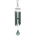 thumbnail image 1 of Alpine Corporation 39" Green Metal Windchime with Green Gemstone, 1 of 11