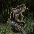 thumbnail image 1 of Alpine Corporation 41" Rainforest Waterfall Fountain, LED Lights, 1 of 12