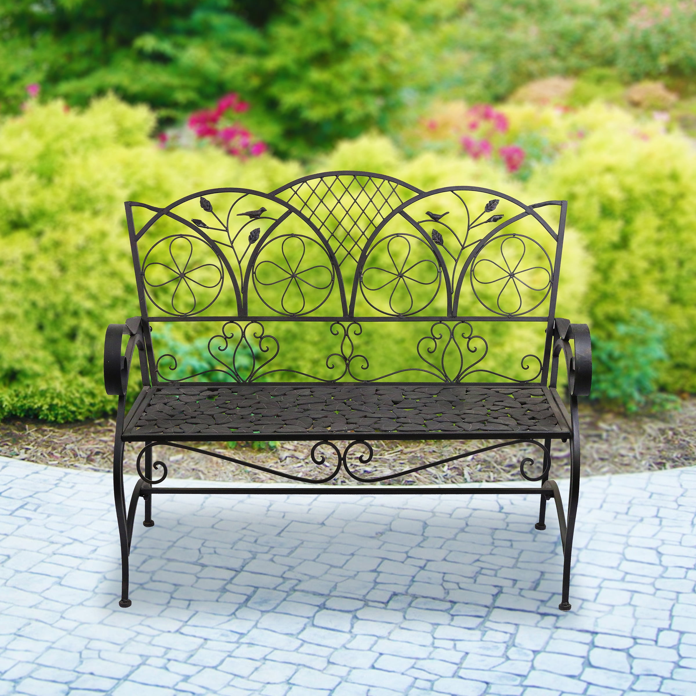 Ornamental garden bench hotsell