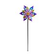 thumbnail image 1 of Alpine Corporation 54"H Metal Layered Floral Wind Spinner Garden Stake, 1 of 3