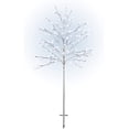 thumbnail image 1 of Alpine Corporation 58"H Indoor/Outdoor Frosty Christmas Snowflake Tree with LED Lights, 1 of 11