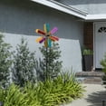 thumbnail image 1 of Alpine Corporation 86" Metal Wind Spinner Garden Stake, Multicolor, 1 of 12