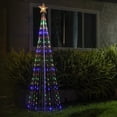 thumbnail image 1 of Alpine Corporation 86 in Tall Artificial Christmas Tree with Glowing Star Topper, 1 of 15