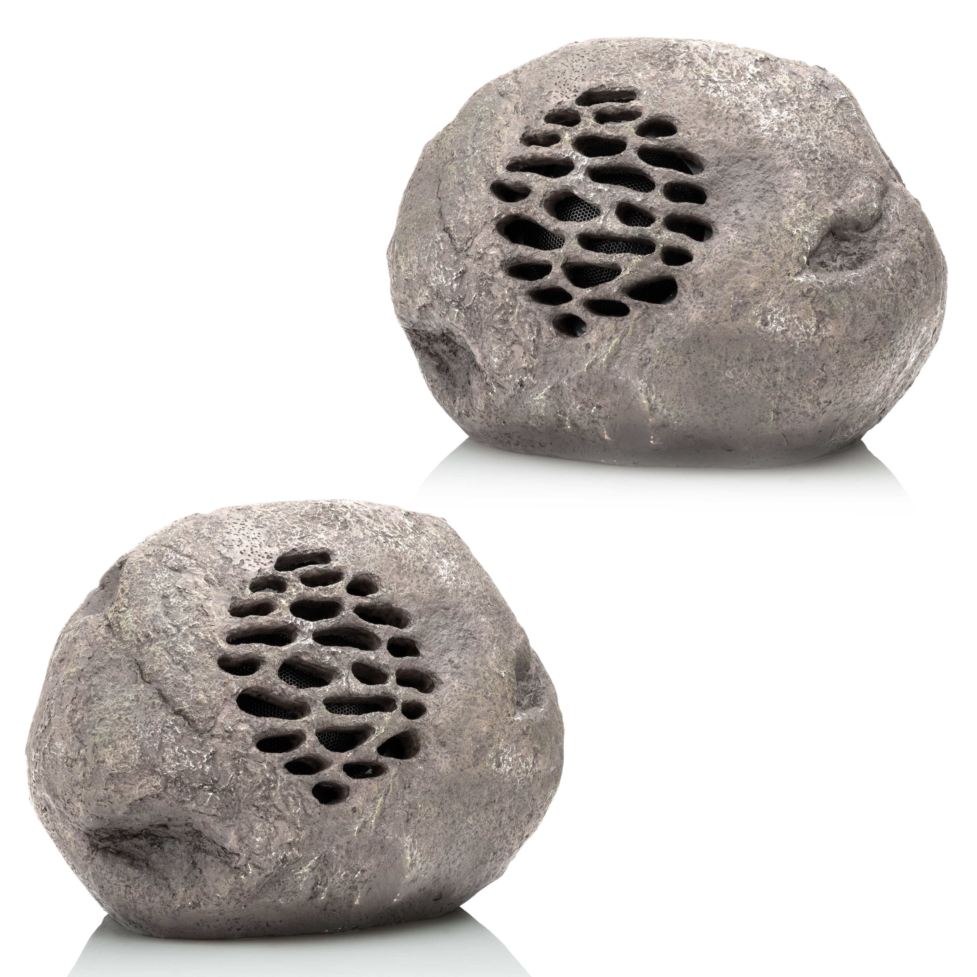Alpine Corporation 9"H Solar Bluetooth Enabled Pool & Deck Rock Speaker ...