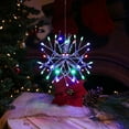 thumbnail image 1 of Alpine Corporation Christmas Twig Snowflake Ornament with LED Lights, Multi-Colored, 1 of 14
