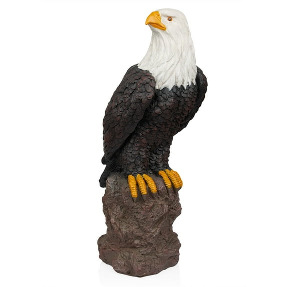Alpine Corporation Eagle on Rocks Statuary