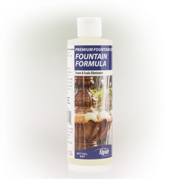 Alpine Corporation Floor Fountain Cleaner for Indoor and Outdoor Fountains, 8 Ounces