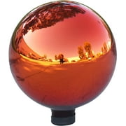 Alpine Corporation GLB292RD Gazing Globe, 10" L x 10" W x 12" H, Red