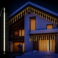 thumbnail image 1 of Alpine Corporation Hanging Icicle Lights with Chasing Warm White LED Lights, 1 of 11